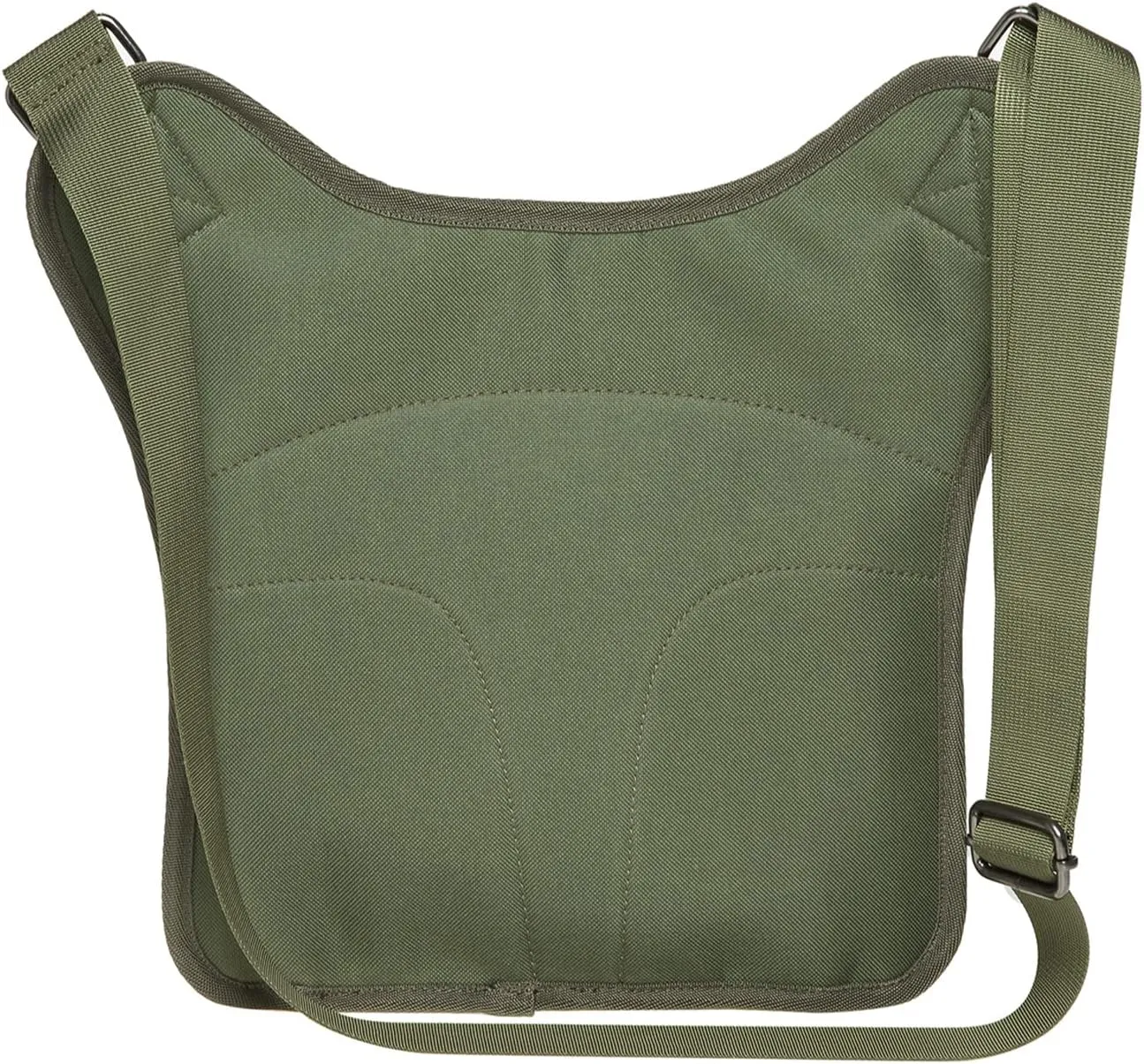 Mens Vintage Canvas Shoulder Messenger Bag Chest Leather Patchwork Messenger Bag