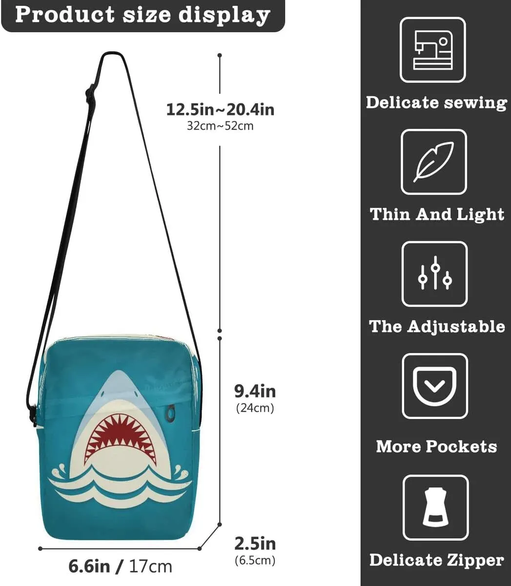Messenger Bag Crossbody Shoulder Bag Canvas Shoulder Bag Sacral Night Girl on Moon for Men Women Outdoor Travel Business