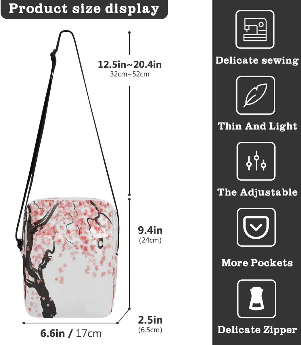 Messenger Bag Crossbody Shoulder Bag Canvas Shoulder Bag Universe Galaxy Nebula Space for Men Women Outdoor Travel Business