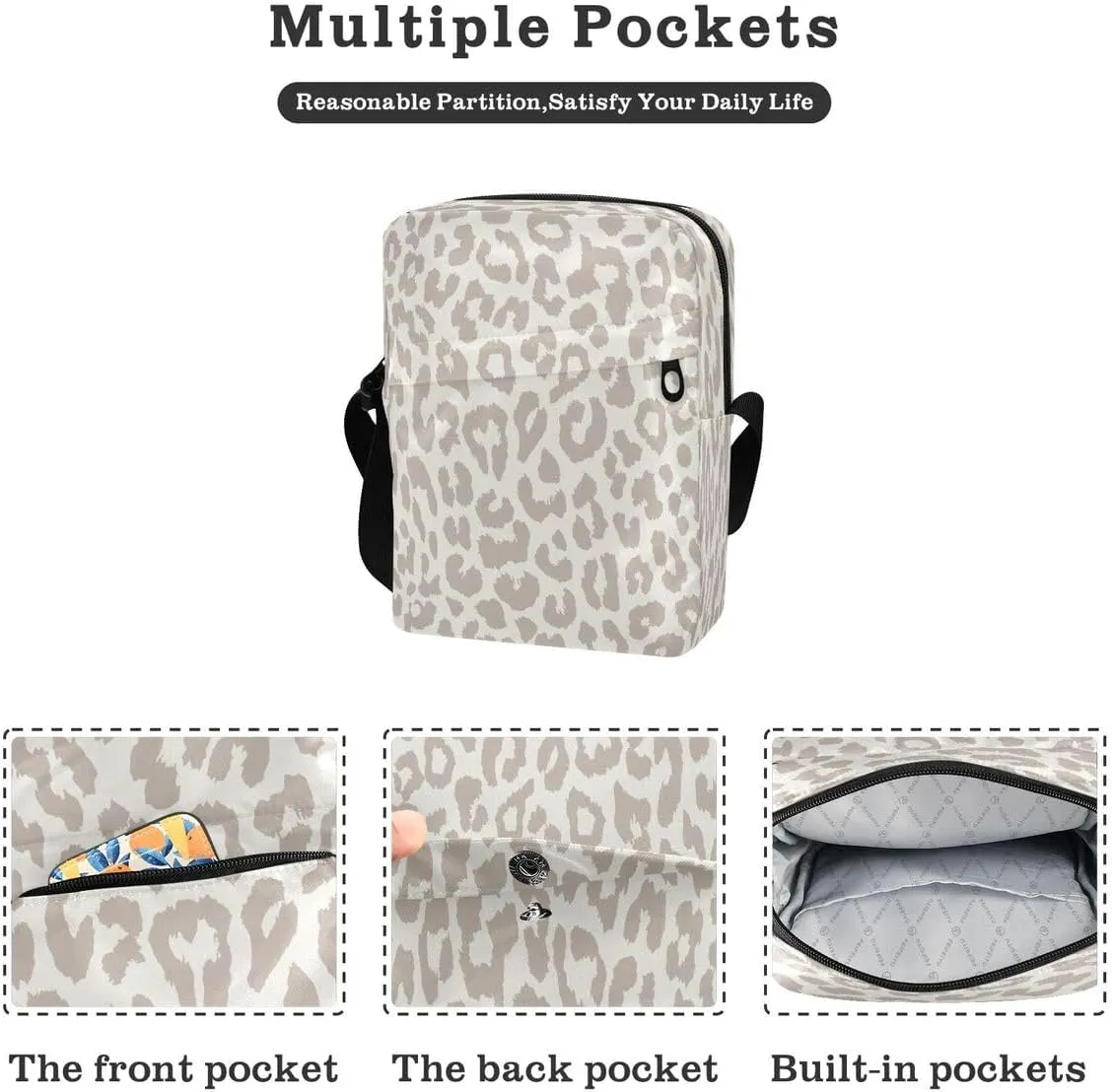 Messenger Bag Crossbody Shoulder Bag Canvas Shoulder Bag Universe Galaxy Nebula Space for Men Women Outdoor Travel Business