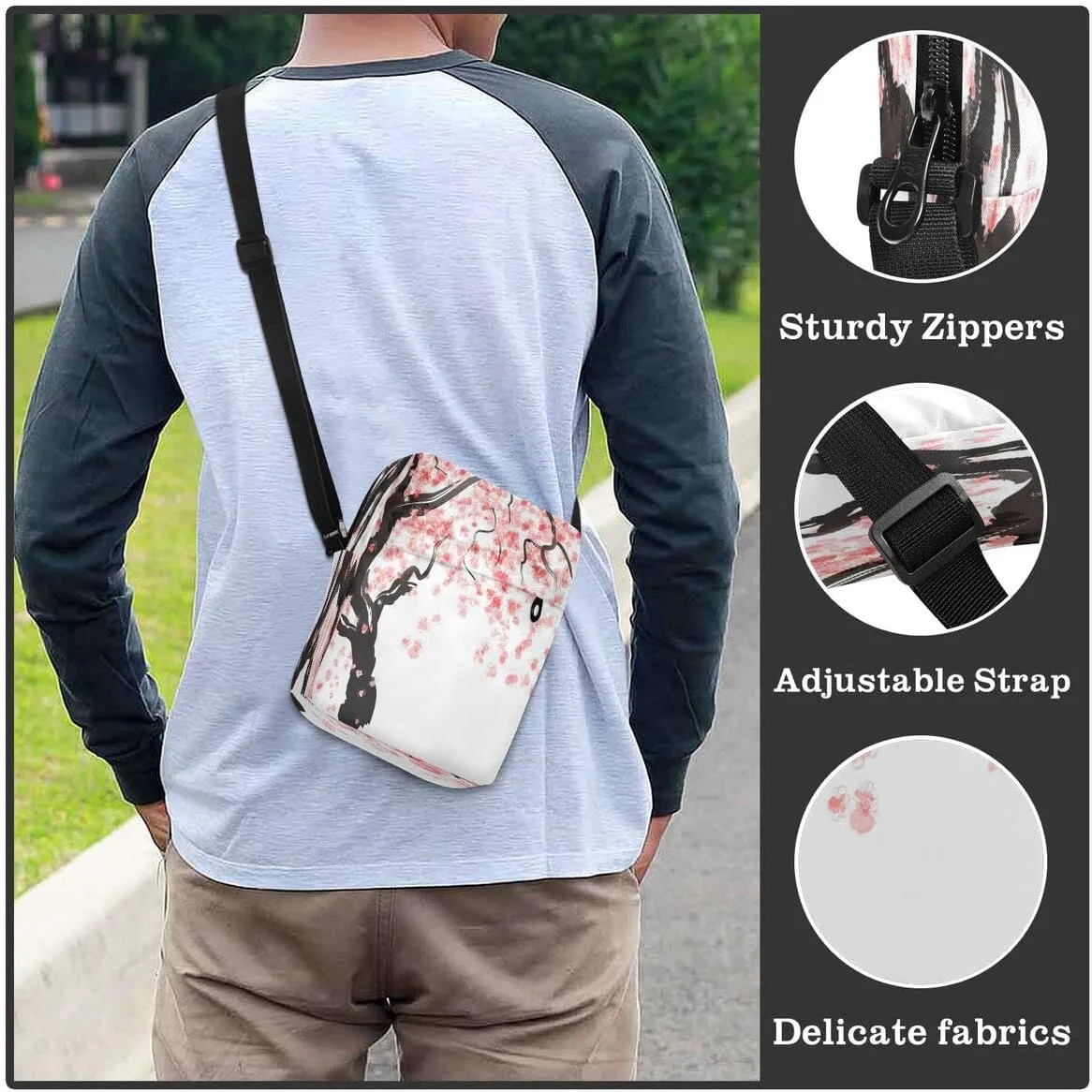 Messenger Bag Crossbody Shoulder Bag Canvas Shoulder Bag Universe Galaxy Nebula Space for Men Women Outdoor Travel Business