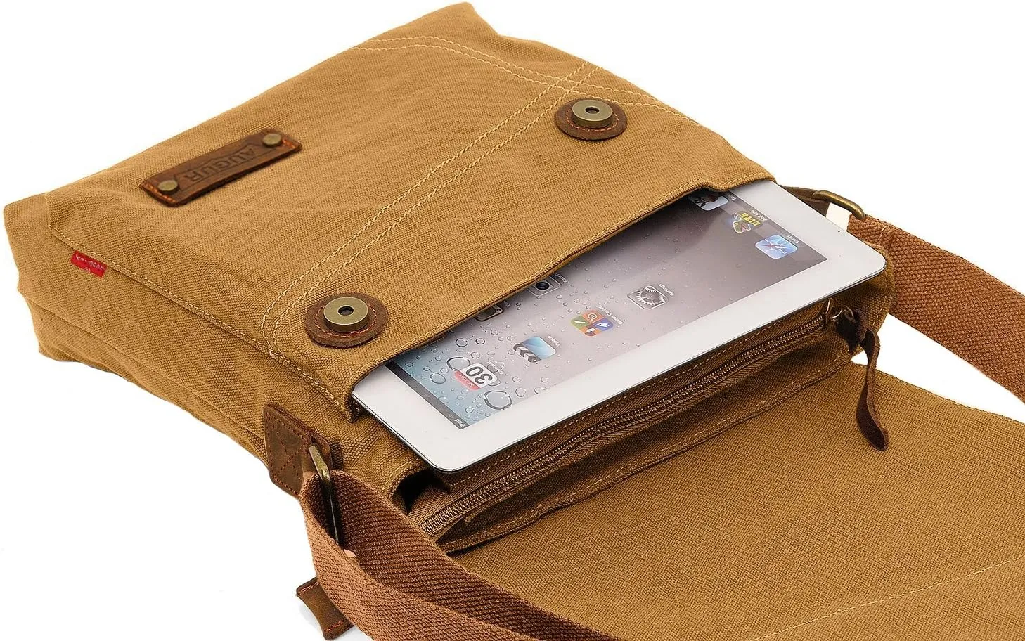 Messenger Bag, Vintage Small Canvas Shoulder Bag Crossbody Purse