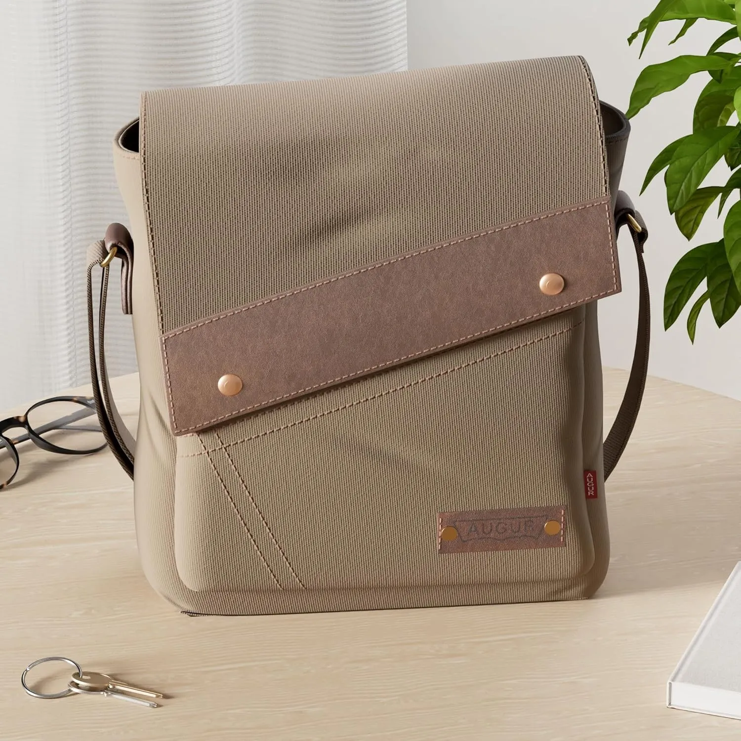 Messenger Bag, Vintage Small Canvas Shoulder Bag Crossbody Purse