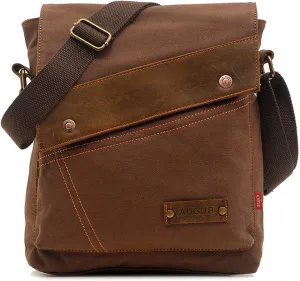 Messenger Bag, Vintage Small Canvas Shoulder Bag Crossbody Purse