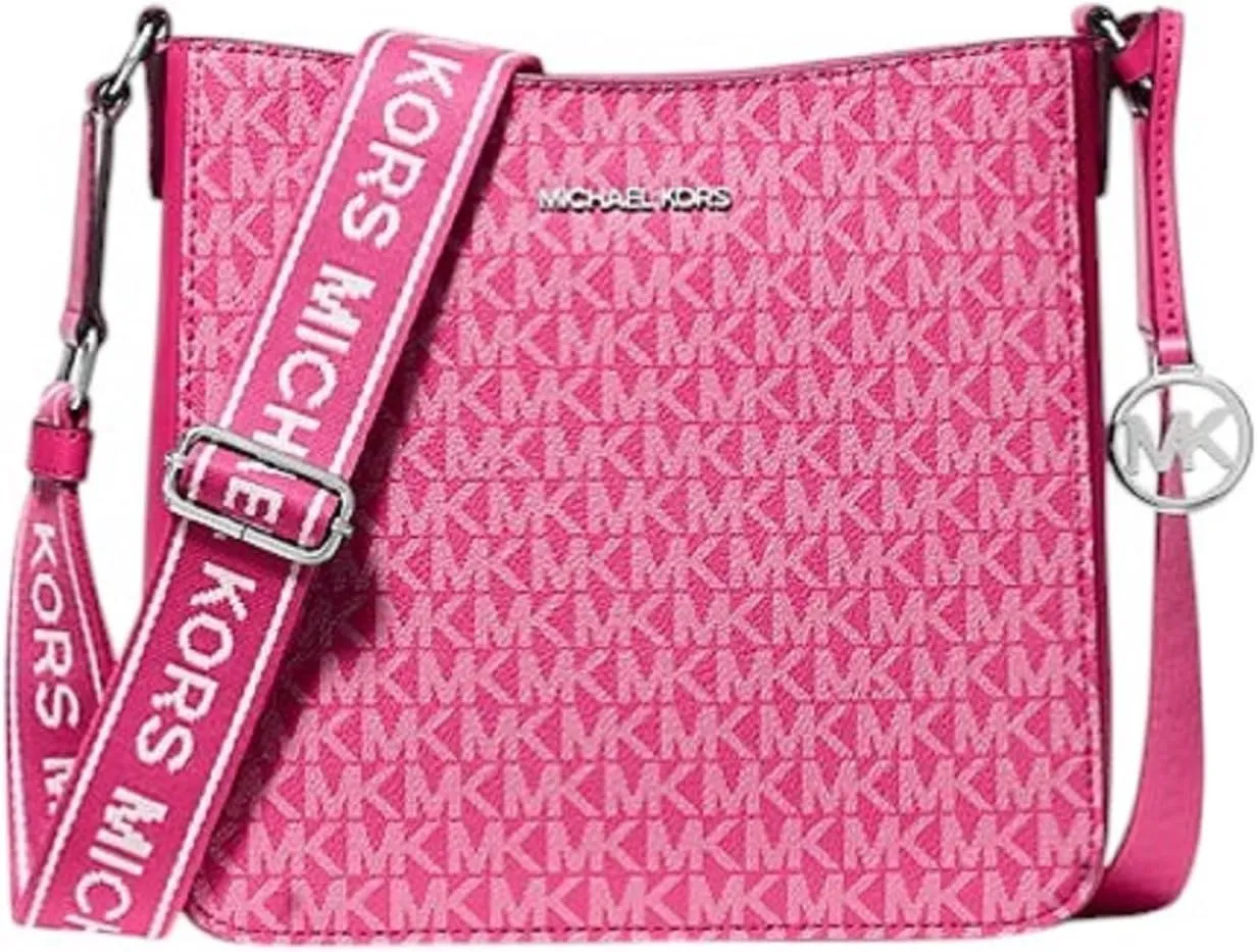 Michael Kors Jet Set Travel Small Signature Logo Messenger Bag