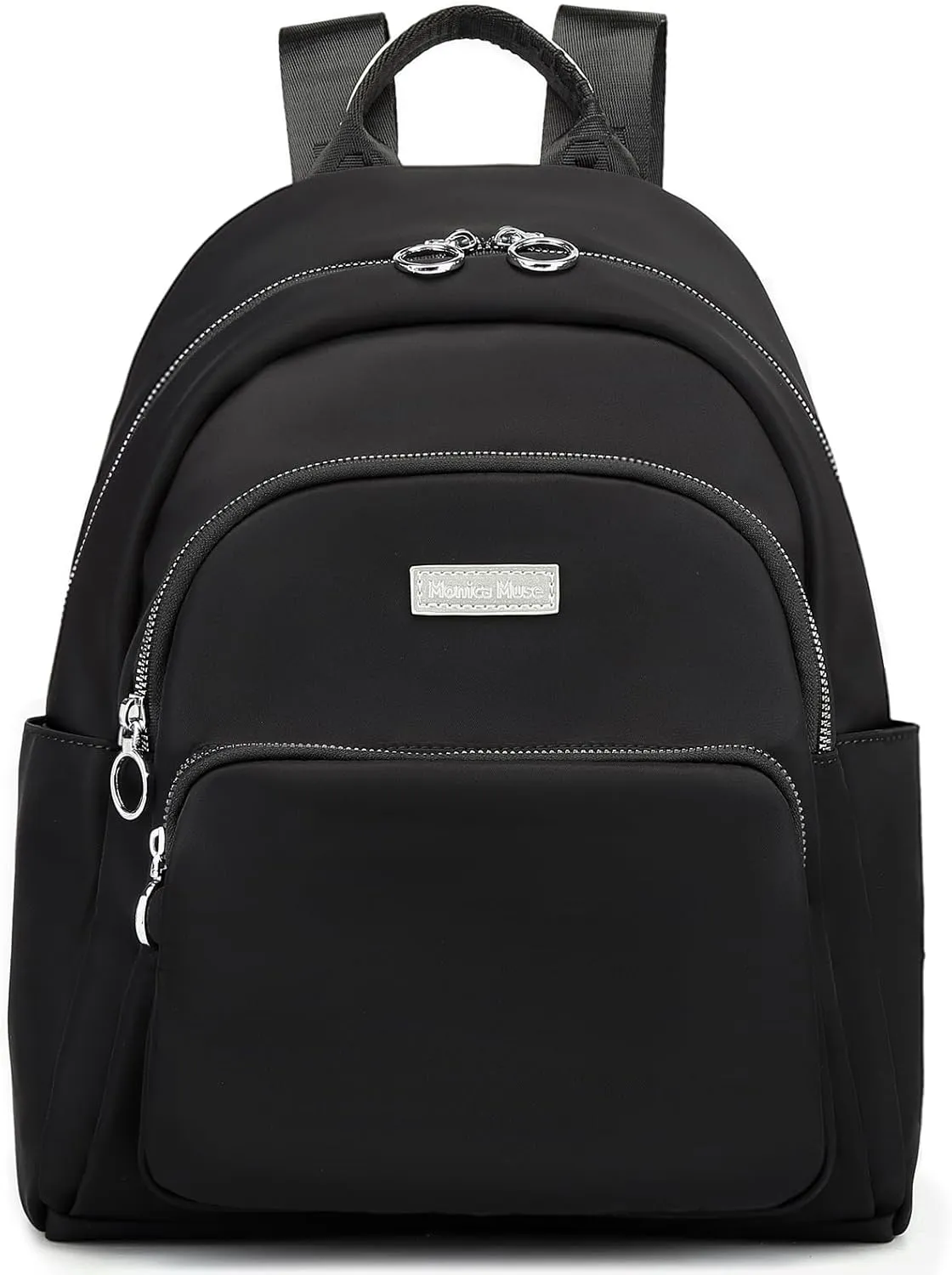 Mini Backpack for Women, Waterproof Stylish Daypack Purse Shoulder Bag, Small Lightweight Travel Backpack College, Ladies Gift Casual Daily Work, Black