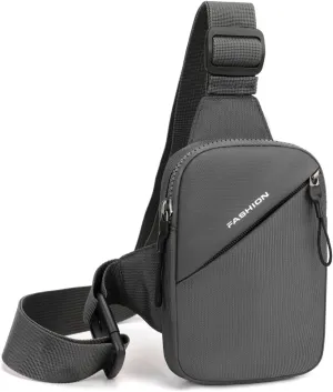 Mini Sling Bag Men Small Crossbody Bag Women Fanny Packs Casual Phone Chest Bag Waterproof Slim Personal Pocket Bag Backpack for Travel Hiking