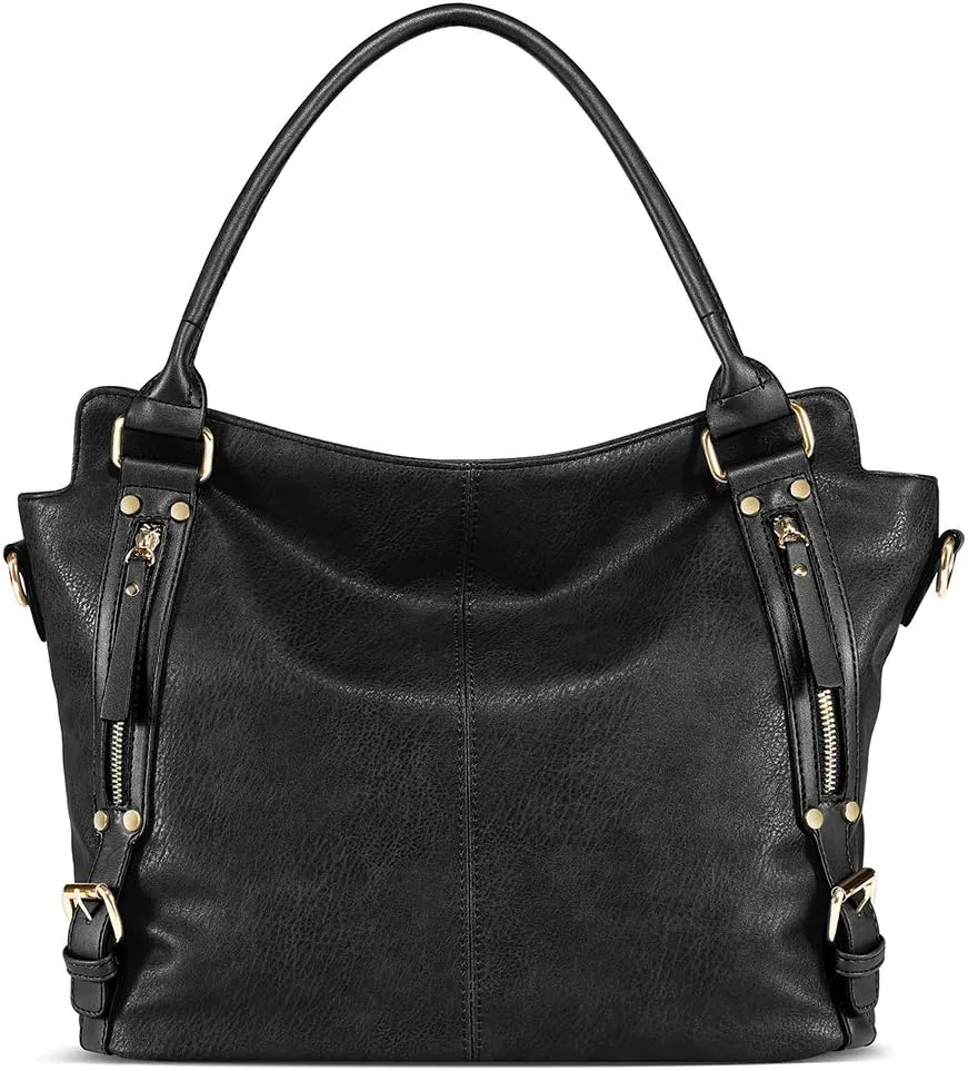 MINTEGRA Women Handbags Hobo Shoulder Bags Tote Large Capacity PU Leather Crossbody Bags