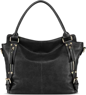 MINTEGRA Women Handbags Hobo Shoulder Bags Tote Large Capacity PU Leather Crossbody Bags