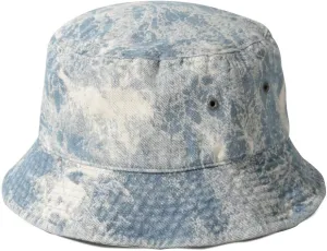 MIRMARU Vintage 100% Cotton Canvas Denim Bucket Hat - Casual Outdoor Fishing Hiking Safari Boonie Hat.
