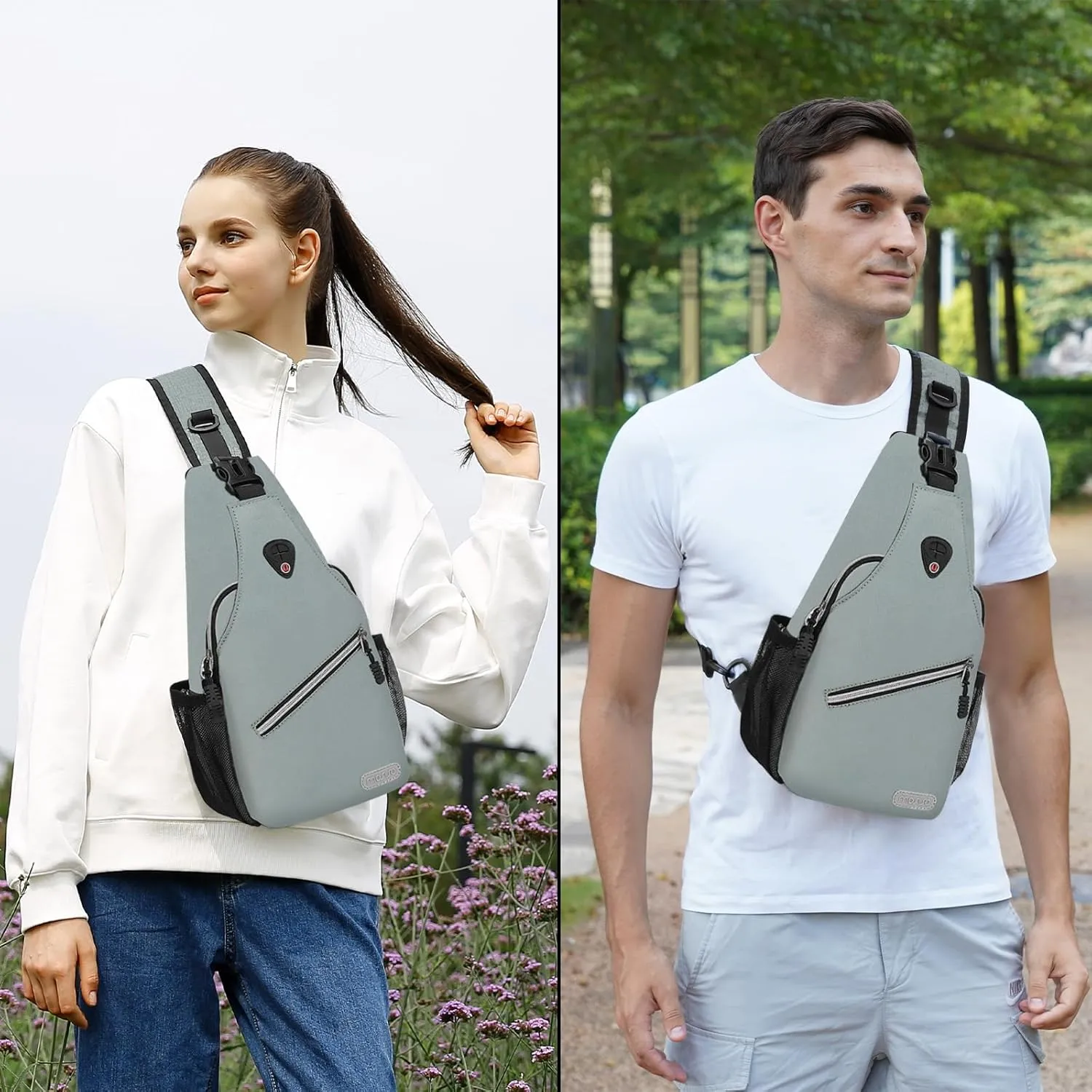 MOSISO Mini Sling Backpack,Small Hiking Daypack Travel Outdoor Casual Sports Bag
