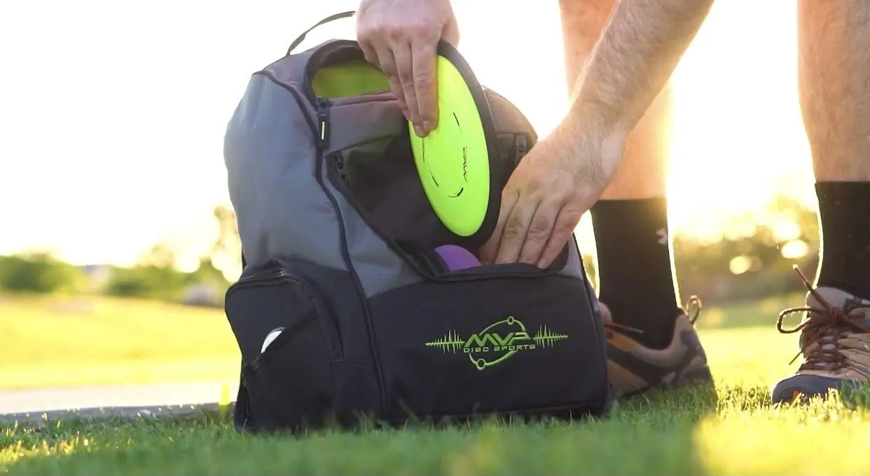 MVP Disc Sports Shuttle Disc Golf Backpack Bag (Choose Your Style and Color)