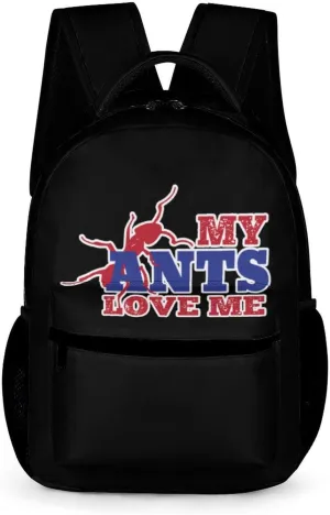 My Ants Love Me Unisex Backpack Casual Daypacks Quality Shoulders Bag for Camping Hiking Travel Gear