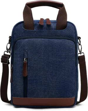 mygreen Mens Crossbody Shoulder Bag Canvas Messenger Bag Work Bag