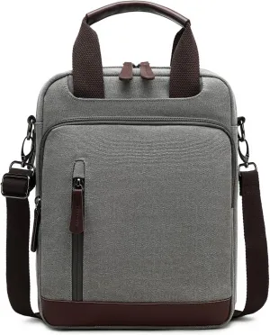 mygreen Mens Crossbody Shoulder Bag Canvas Messenger Bag Work Bag