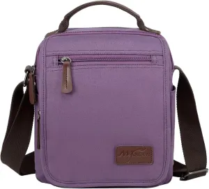 mygreen Small Canvas Crossbody Shoulder Bag Messenger Bag Work Bag