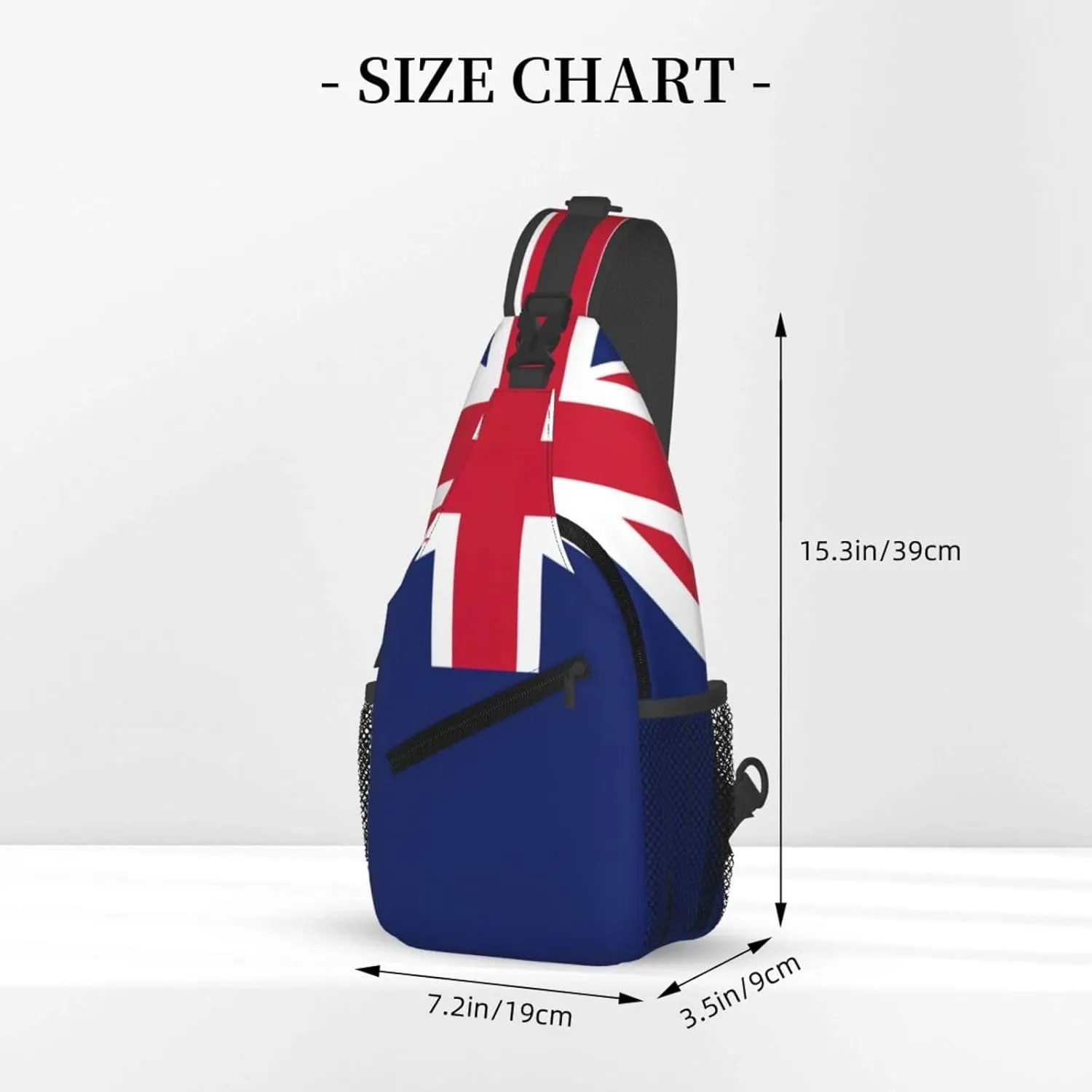 New Zealand Flag Print Lightweight Sling Small Shoulder Bag - Chic Cross Chest Bag With Adjustable Strap