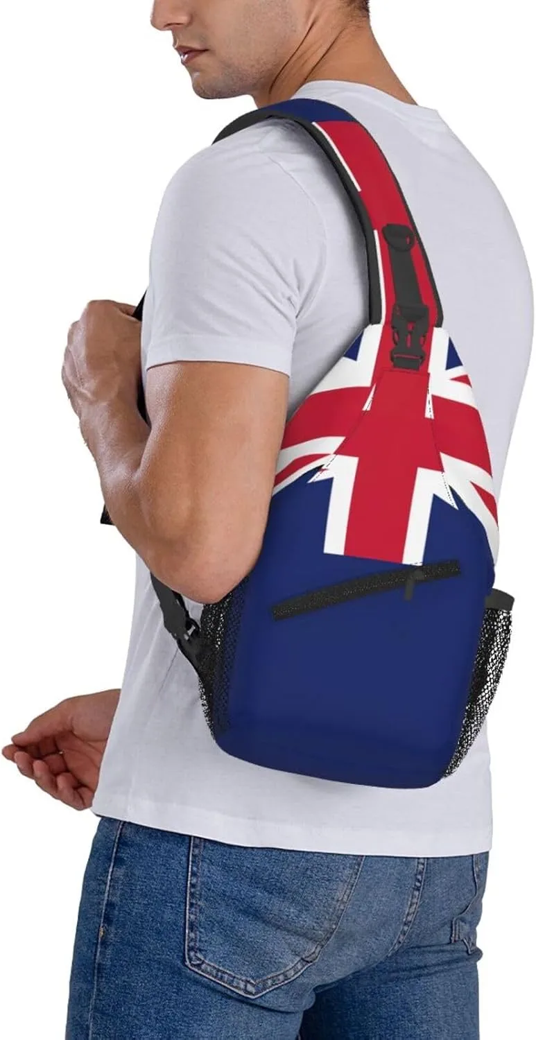 New Zealand Flag Print Lightweight Sling Small Shoulder Bag - Chic Cross Chest Bag With Adjustable Strap