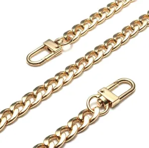 NEXT FASHION Purse Chain Strap Handle Shoulder Crossbody Metal Replacement 20CM - 120CM Selecting (Gold, 24" / 60cm)