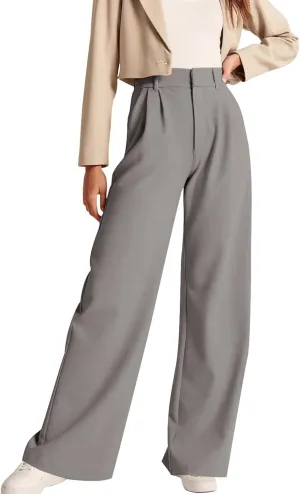 NIMIN High Waisted Work Pants for Women Business Casual Outfits 2025 Office Dress Pants Trousers with Pockets