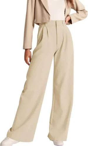 NIMIN High Waisted Work Pants for Women Business Casual Outfits 2025 Office Dress Pants Trousers with Pockets