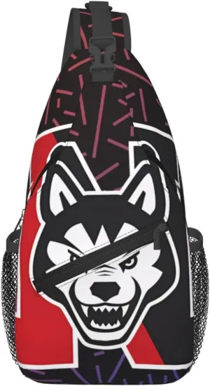 Northeastern University Crossbody Backpack Chest Shoulder Bag Lightweight One Strap Travel Hiking Daypack