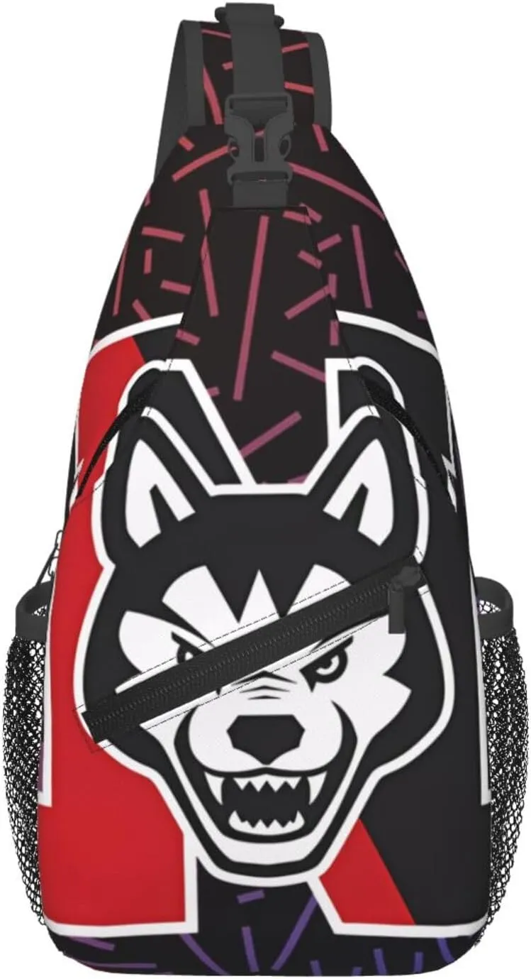 Northeastern University Crossbody Backpack Chest Shoulder Bag Lightweight One Strap Travel Hiking Daypack