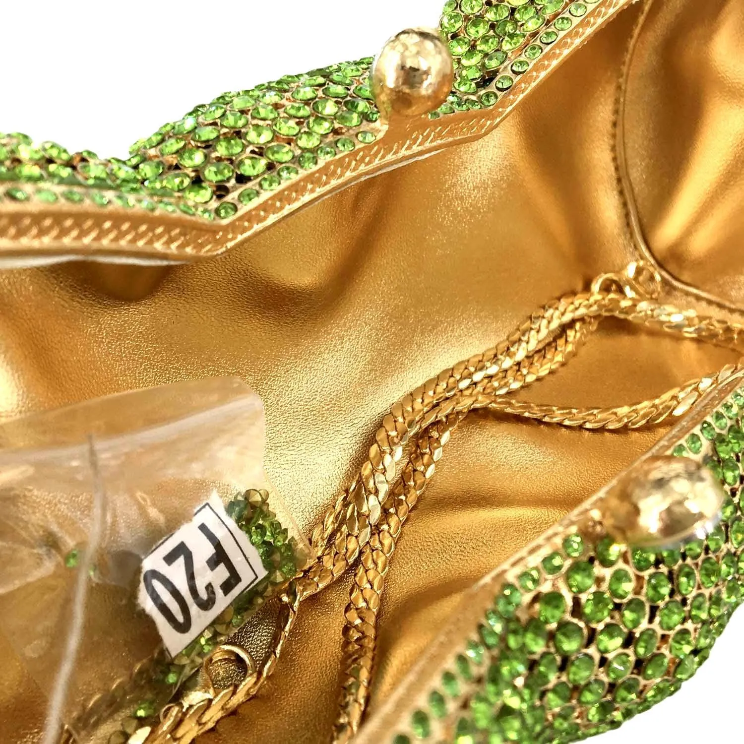Novelty Bow Crystal Clutch Bag Women Designer Evening Handbags Bridal Party Rhinestone Clutch Purse Prom Bag,Small