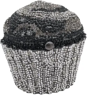 Novelty Cupcake Minaudiere Handbags Women Evening Bag Party Crystal Clutch Bag Bridal Rhinestone Clutch Purse,Mini