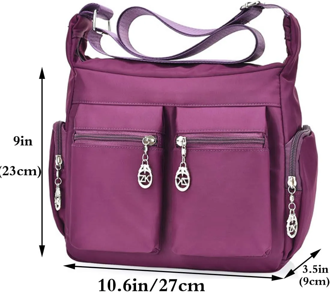 Nylon Hobo Shoulder Crossbody Bag Handbags and Purses Top-handle Crossbody Bag Pack Totes Satchels