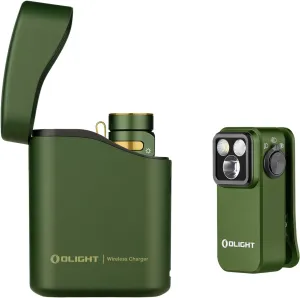 OLIGHT Baton4 Premium Edition EDC Flashlights 1300 Lumens with Type-C Charging Box Bundle with Oclip Pro Clip-on Light