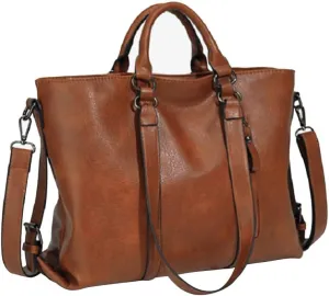 Pahajim Handbags for Women Large Designer Ladies Hobo bag Bucket Purse Faux Leather