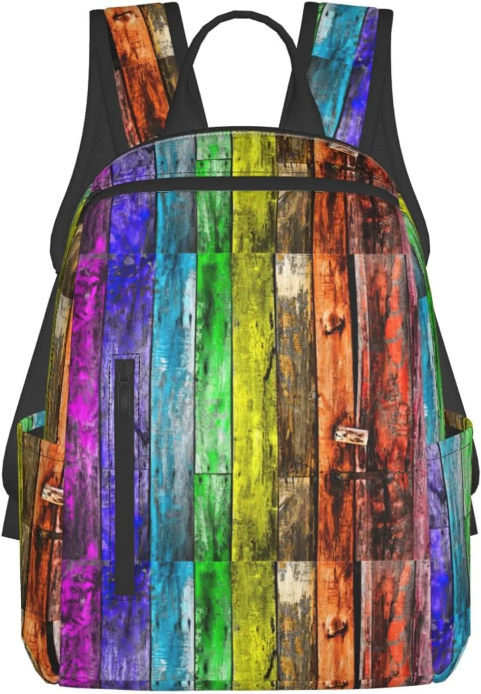 Paint Wooden Boards print Lightweight Backpack for Travel Casual Shoulder Bag Laptop Backpack Fit for Leisure Day