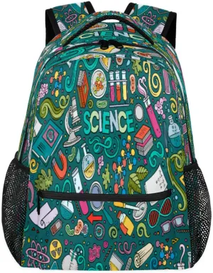 Pardick Educational Science Backpacks for Girls Boys, Travel Backpack Laptop Backpack Waterproof School Backpack Bookbags for Teens Kids Backpack with Multiple Pocket
