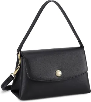 Peacocktion Small Shoulder Bags, Crossbody Purses for Women Vegan Leather Handbag Hobo Purse, 2 Straps