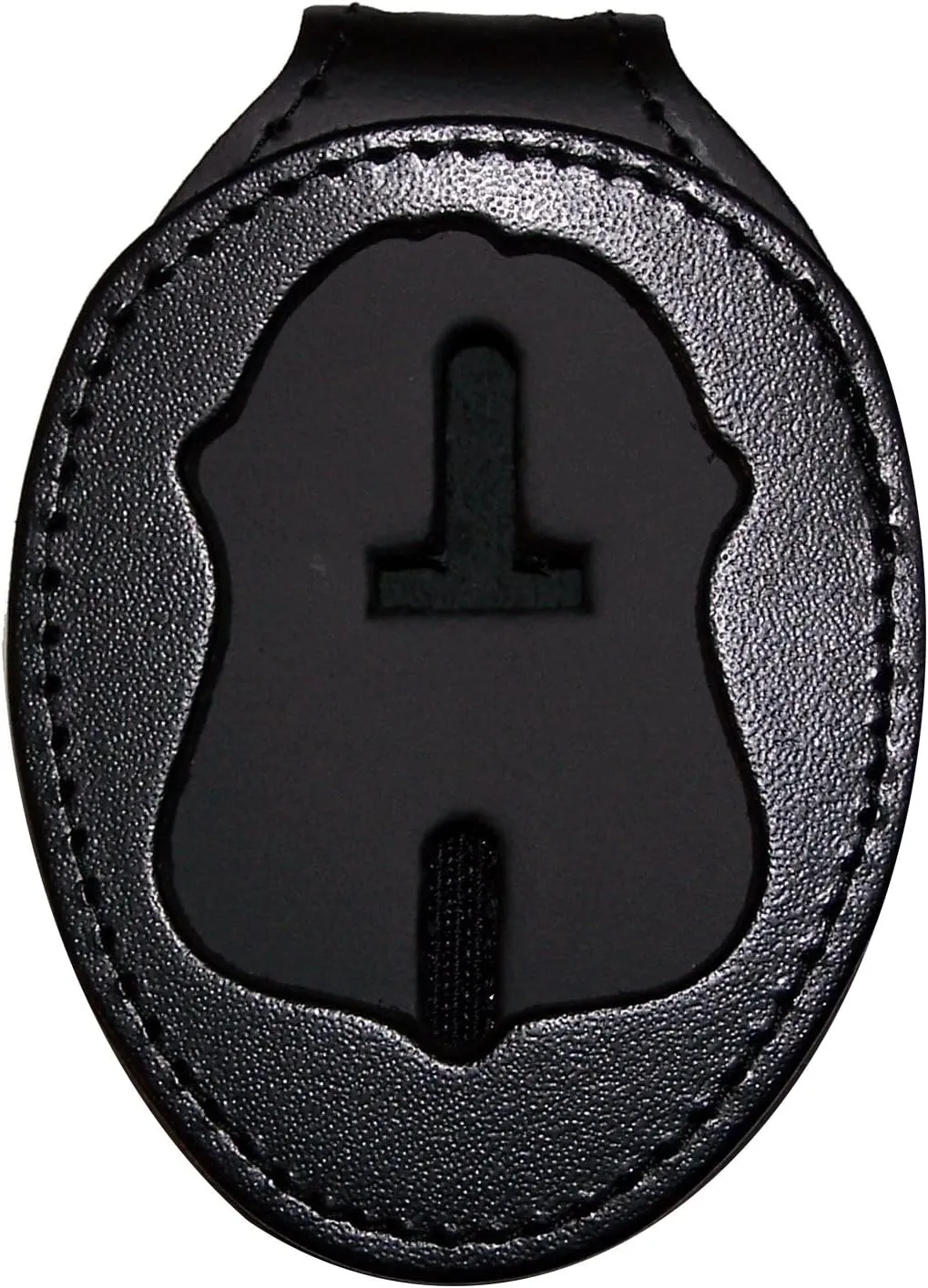 Perfect Fit FBI Belt Clip Badge Holder with Pocket and Chain (Cutout PF39)…