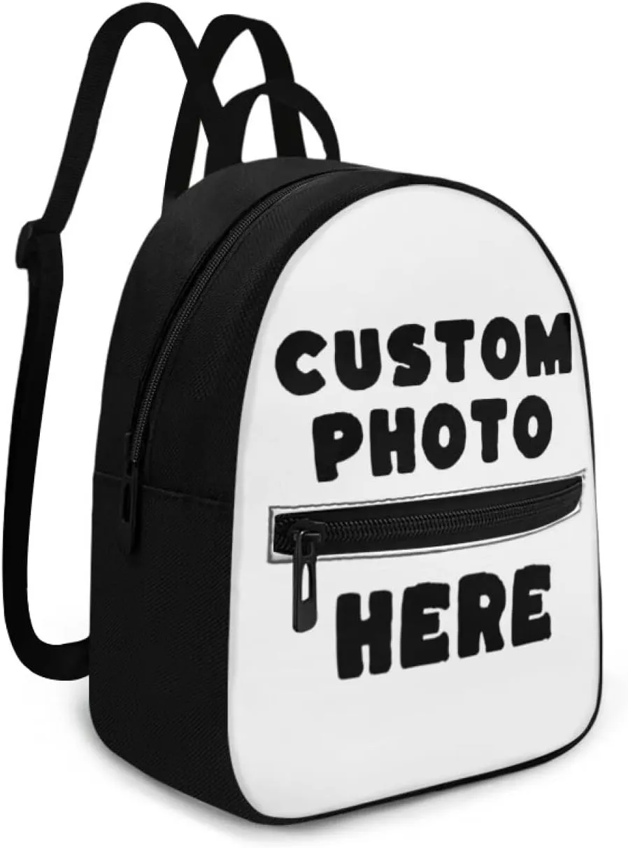 Personalized Backpack Purse for Women Work Travel,Custom Your Name, Small Mini Backpack Purse for Women Cute Birthday Valentine Day for Her Him