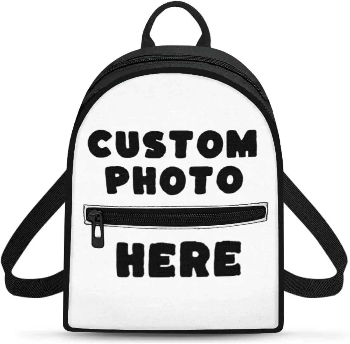 Personalized Backpack Purse for Women Work Travel,Custom Your Name, Small Mini Backpack Purse for Women Cute Birthday Valentine Day for Her Him