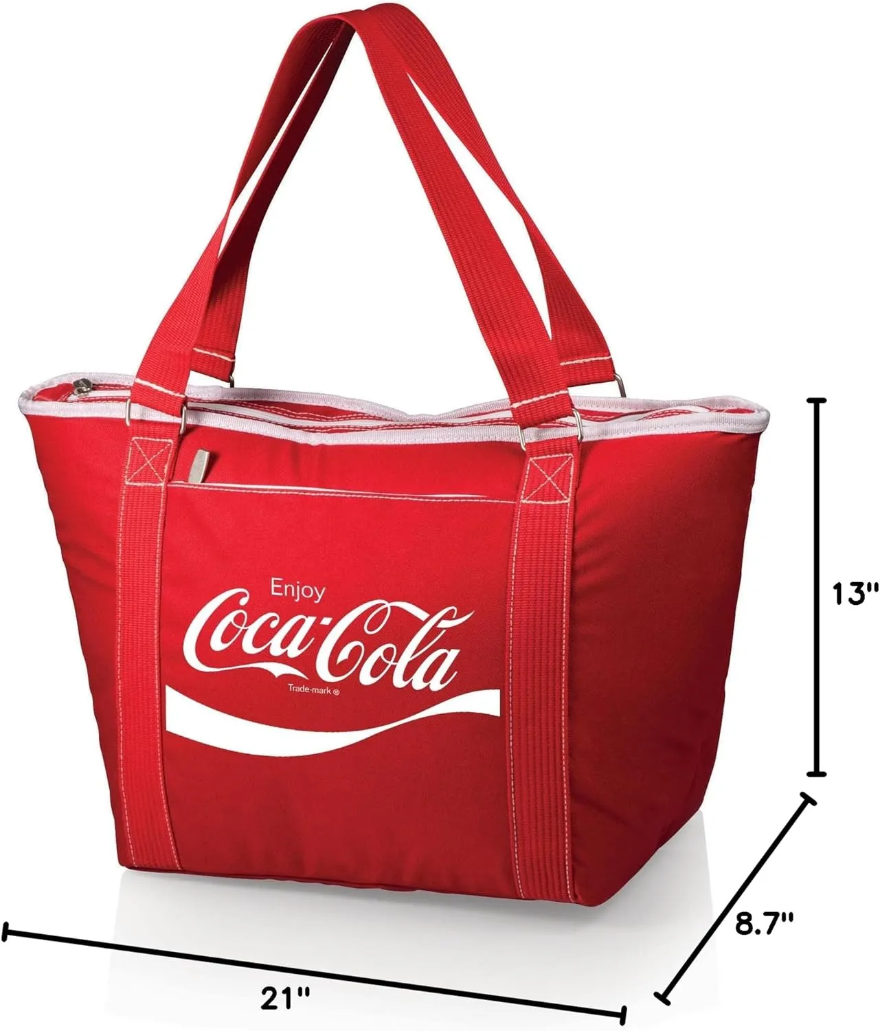 PICNIC TIME Coca-Cola Unity Love Topanga Tote Cooler Bag, Soft Cooler Bag, Picnic Cooler