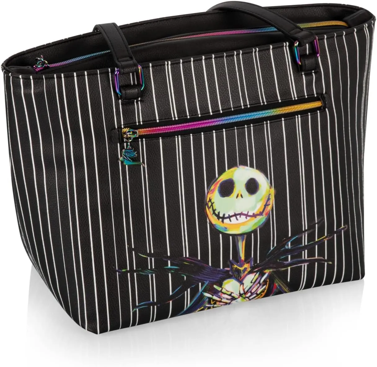 PICNIC TIME Disney Lilo & Stitch Uptown Cooler Tote Bag, Insulated Lunch Bag, Stylish Beach Bag Soft Cooler, (Black)