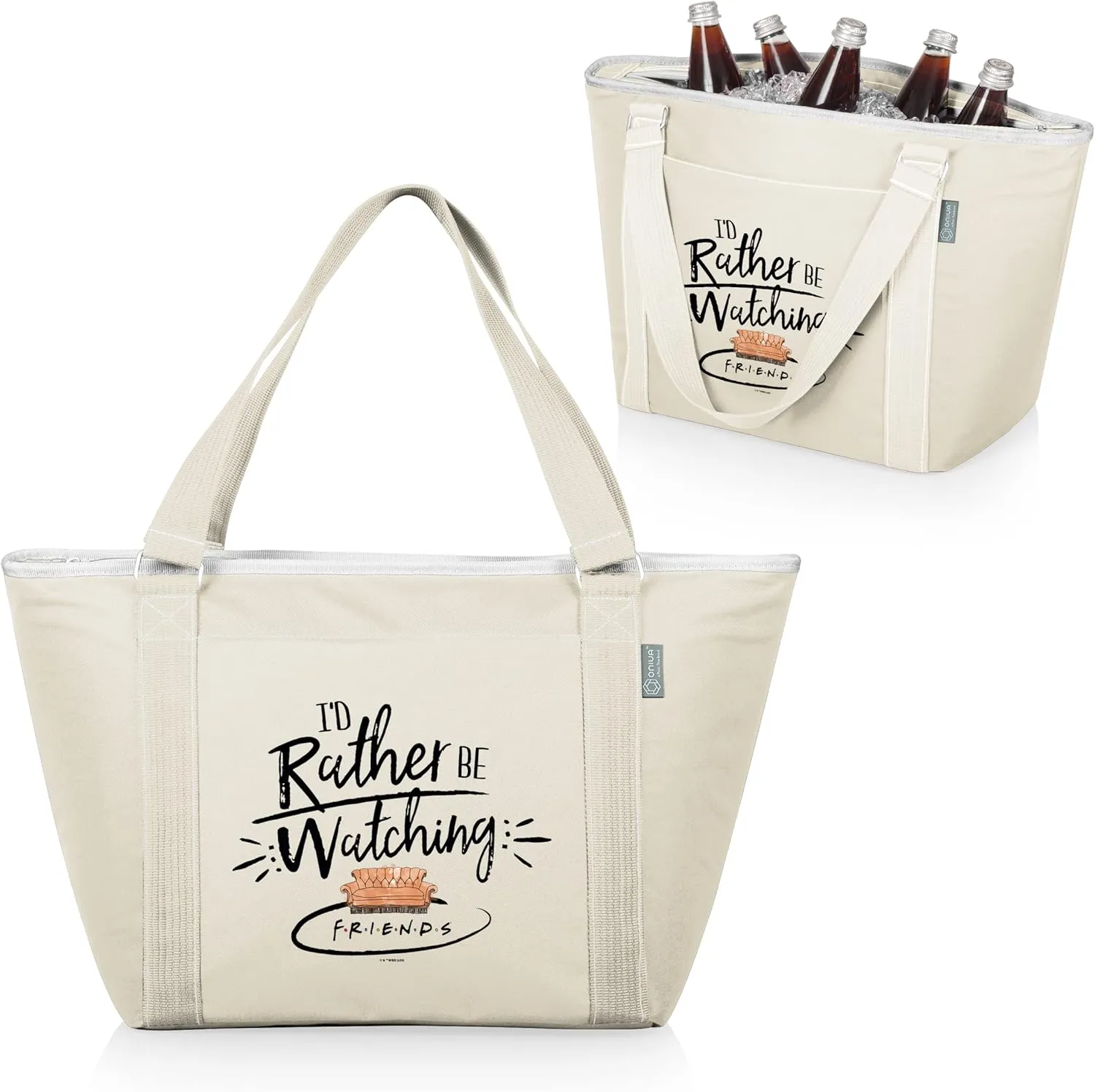 PICNIC TIME Friends Topanga Tote Cooler Bag, Soft Cooler Bag, Picnic Cooler