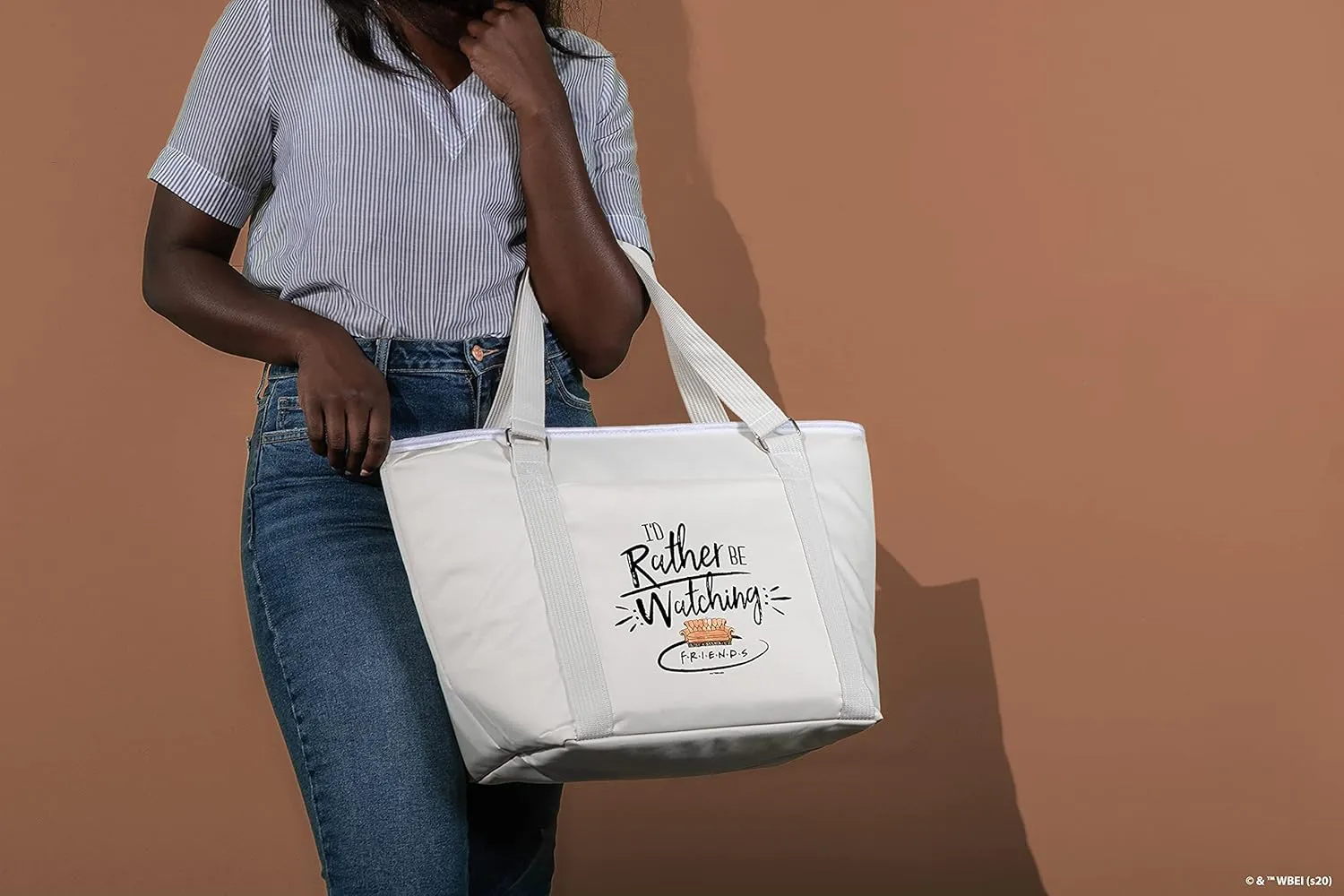 PICNIC TIME Friends Topanga Tote Cooler Bag, Soft Cooler Bag, Picnic Cooler