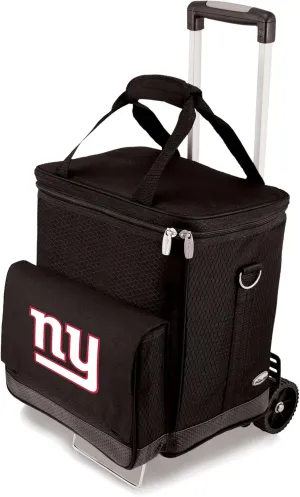 PICNIC TIME NFL Unisex-Adult NFL Cellar 6-Bottle Wine Carrier & Cooler Tote with Trolley