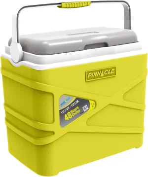 Pinnacle 10 Liter Insulated Cooler Lunch Box -Portable Camping/Picnic Hard Cooler –Coolbox Keeps Cool for 48 hrs. with Ice Retention–Heavy Duty Cooler for Beach, Grill, Travel,Tailgating,Small
