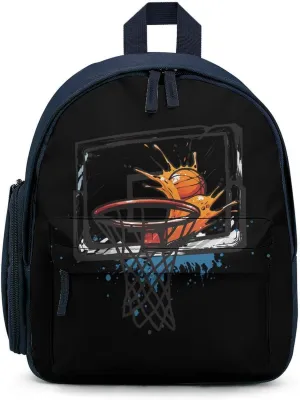 Player Basketball Slam Dunk Travel Laptop Backpack for Men Women Lightweight Shoulder Bag Work Bag Daypack