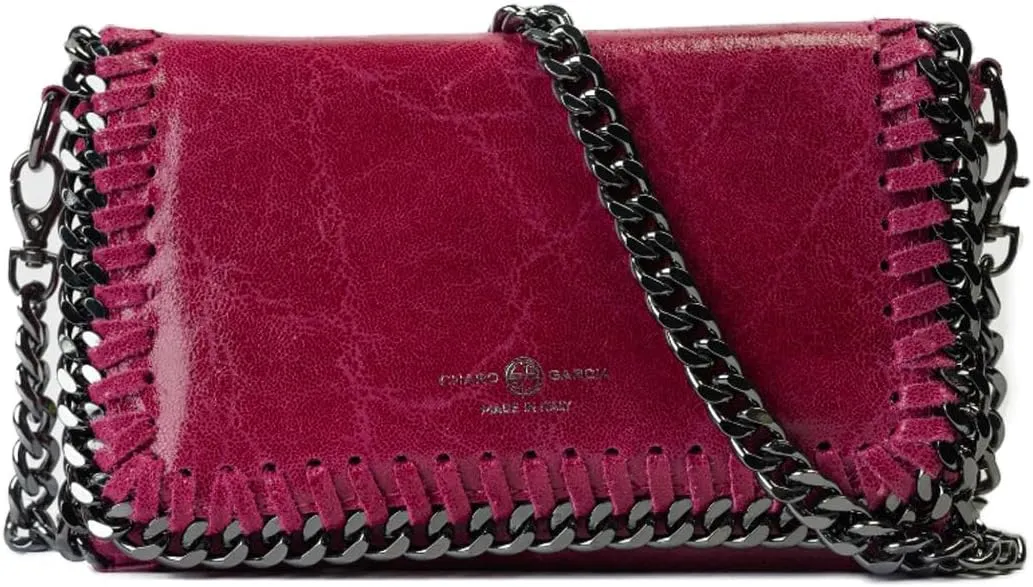 Premium Italian Leather Handmade in Florence, Italy. Small Crossbody Bag for Women with a Detachable Strap Made in Italy.