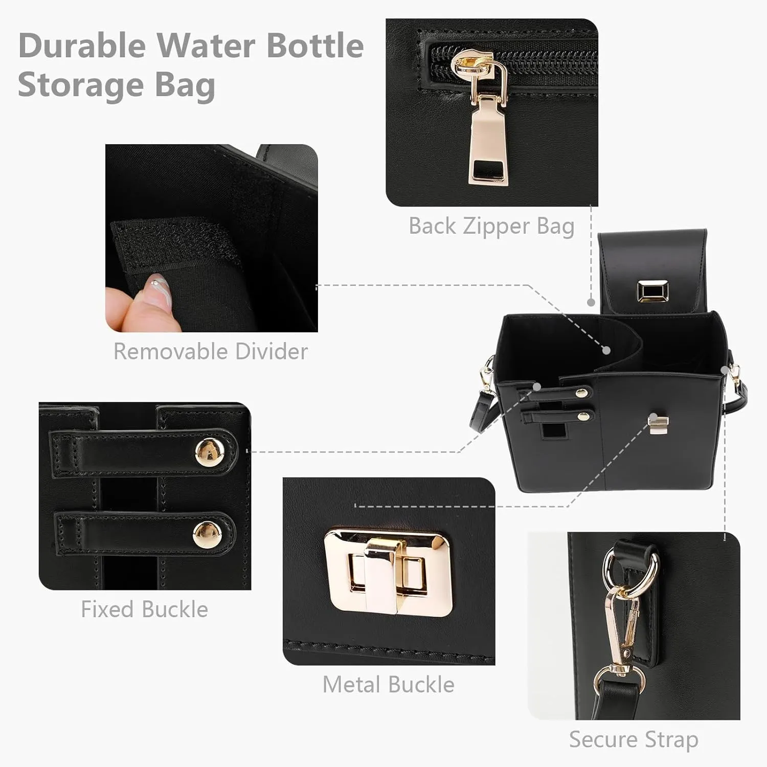 Purses With Cup Holder Crossbody Bags for Women Water Cup Cross Bottle Tumbler Purse Tote Bag With Cup Holder with Strap
