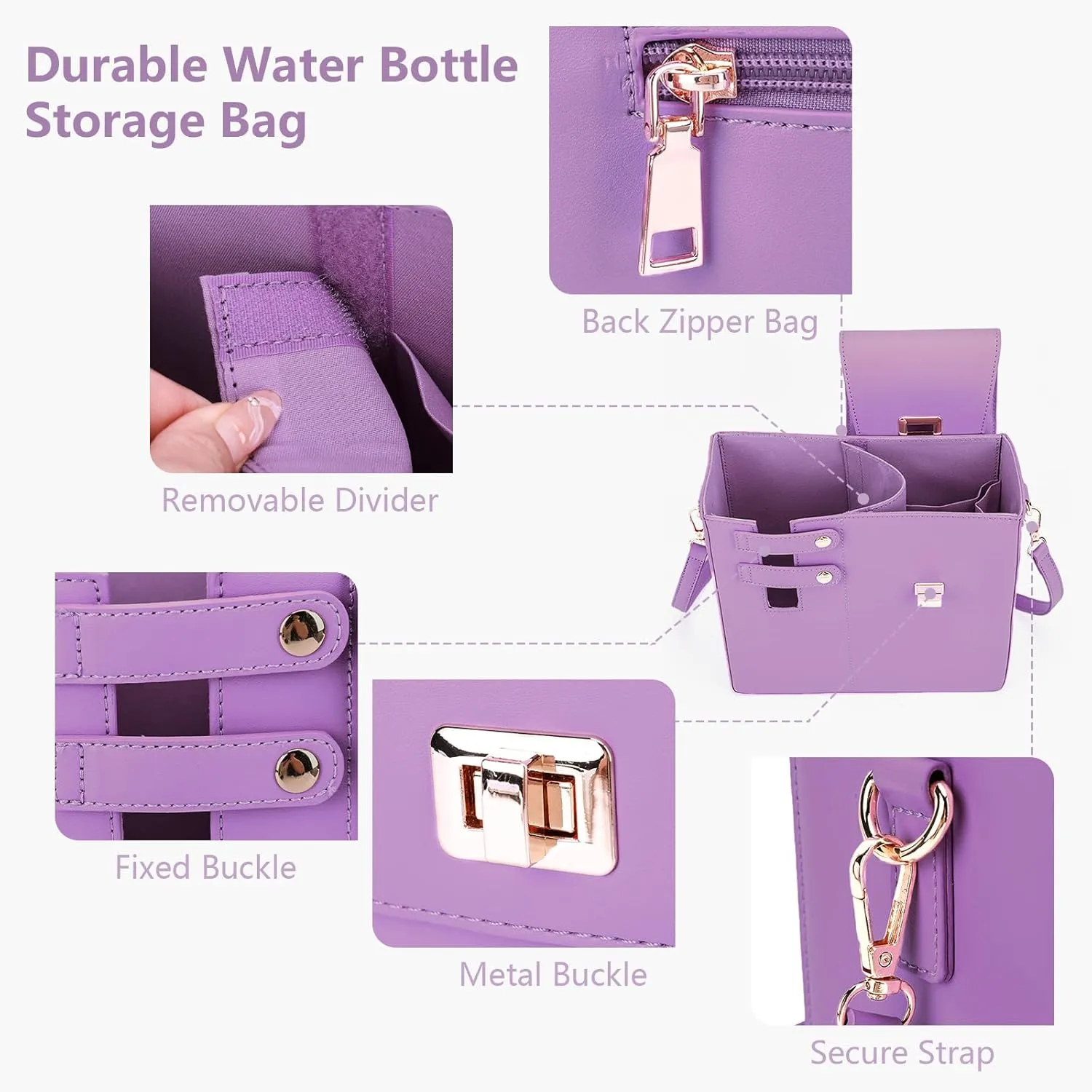 Purses With Cup Holder Crossbody Bags for Women Water Cup Cross Bottle Tumbler Purse Tote Bag With Cup Holder with Strap
