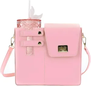 Purses With Cup Holder Crossbody Bags for Women Water Cup Cross Bottle Tumbler Purse Tote Bag With Cup Holder with Strap