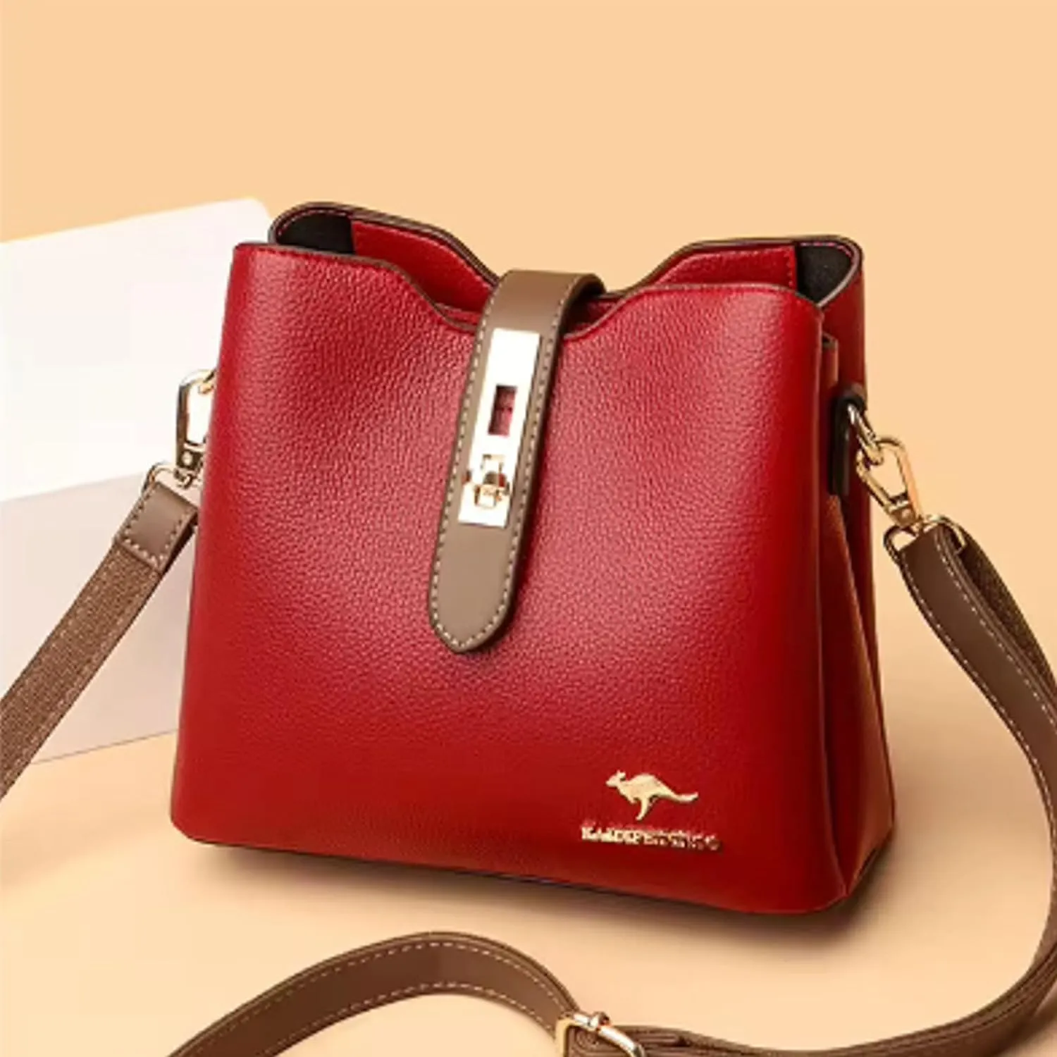Quality Leather Bucket Bags For Women - Modern Hobo Purses Small And Large